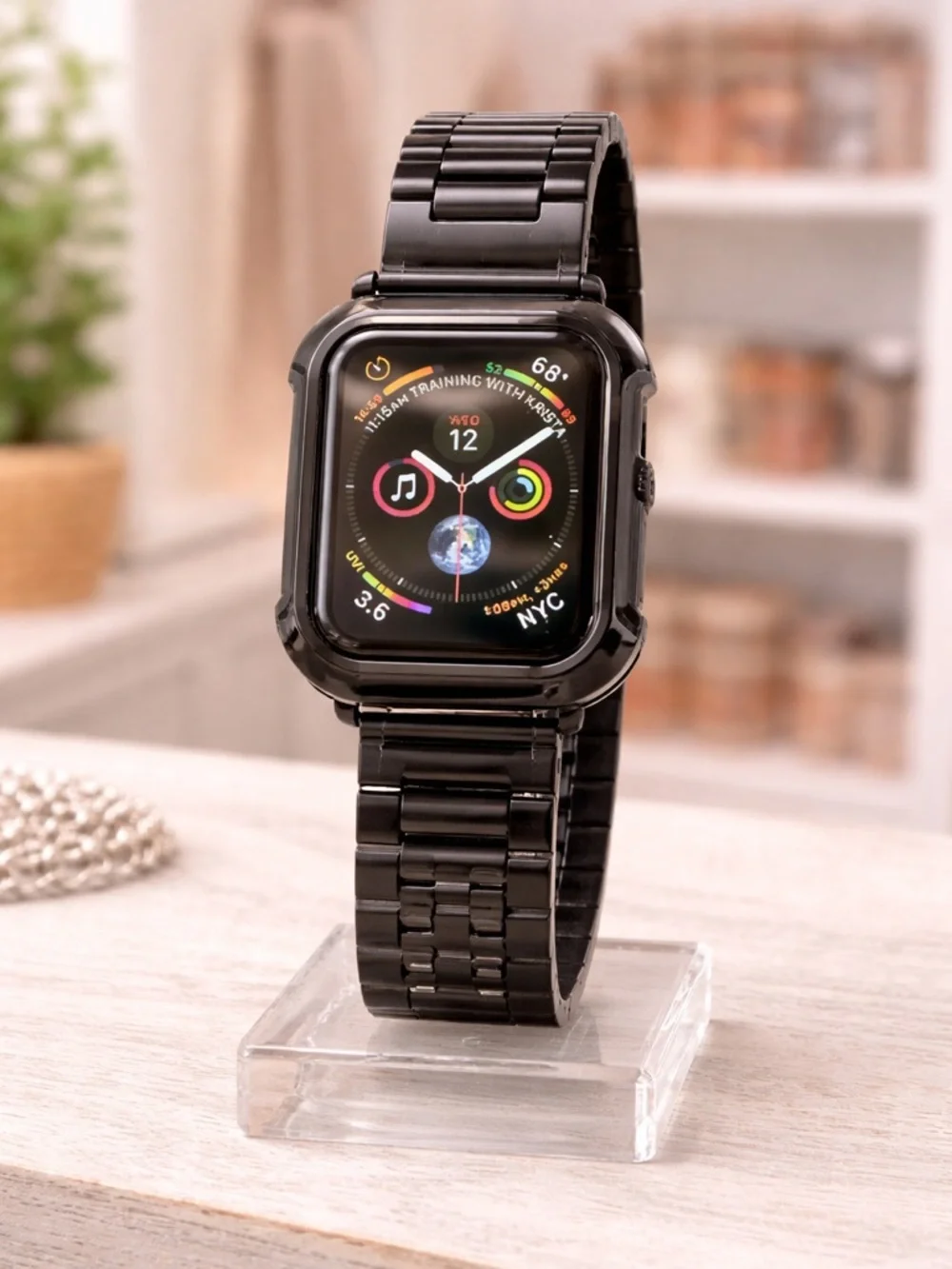 ⚠️ 5/25: Apple Smartwatch with Black Flexi Rubber Band 42/44/45mm